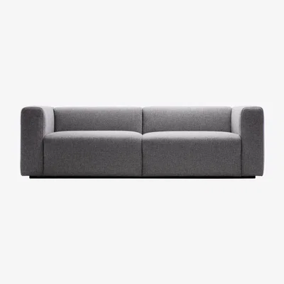 Made in Design Mags Straight sofa - 2 ½ seats / L 228 cm by Hay Grey