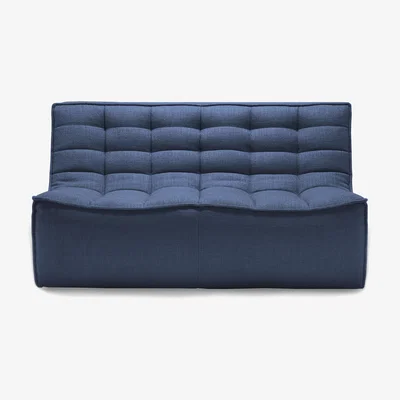 Made in Design N701 Straight sofa - / L 140 cm - Fabric by Ethnicraft Blue