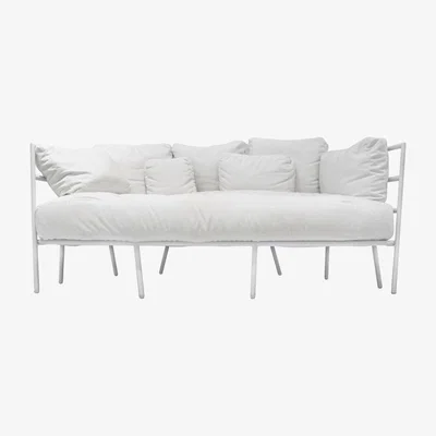 Made in Design Dehors Straight sofa - Outdoor / 2 seaters by Alias White