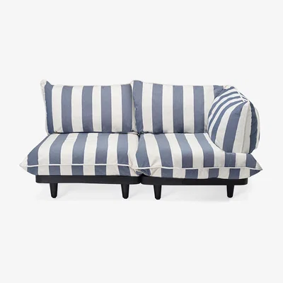 Made in Design Paletti set Straight sofa - / 2 seats - Right-hand armrest / L 180 cm by Fatboy Blue