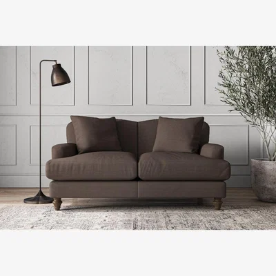 Nkuku Nkuku Deni Sofa | Make To Order | Small | Recycled Cotton Mocha