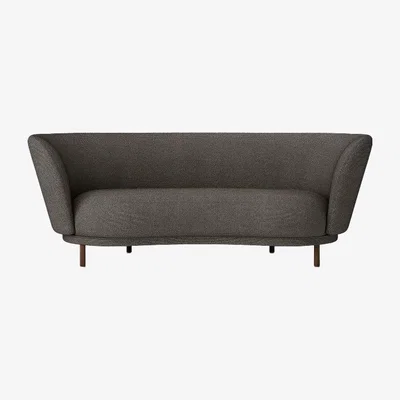 Nordic Nest Massproductions Dandy 2-seater sofa Walnut-Sacho sapphire 001