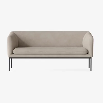 Nordic Nest ferm LIVING Turn 2-seat sofa Cotton linen natural