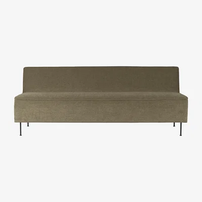 Nordic Nest Gubi Modern Line 2-seat sofa Belsuede special FR 002-black