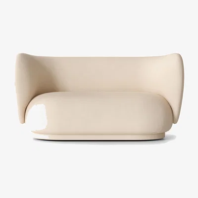 Nordic Nest ferm LIVING Rico sofa 2-seat Brushed off white