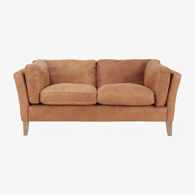 OKA Marwick 2-Seater Sofa - Aged Tobacco