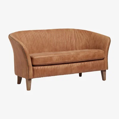 OKA Crosby 2-Seater Sofa - Hazelnut Brown