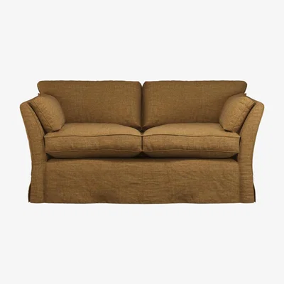 OKA Linen Loose Cover for Radcliffe 2-Seater Sofa - Ochre