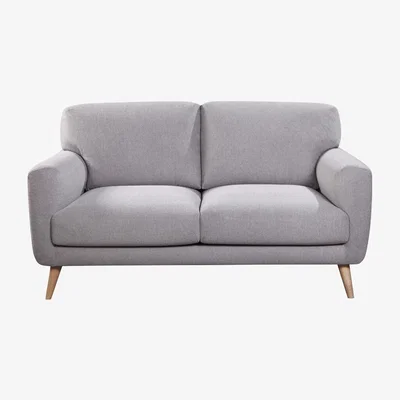 Oak&More Enya Grey Fabric 2 Seater Sofa