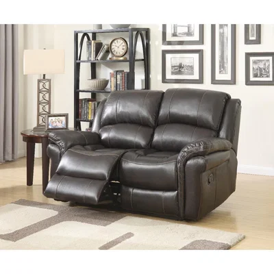 Oak&More Finchley Brown Leather 2 Seater Sofa