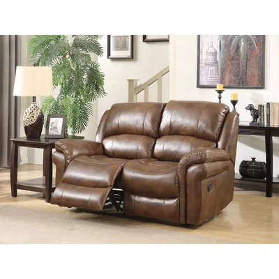Oak&More Finchley Tan Leather 2 Seater Sofa