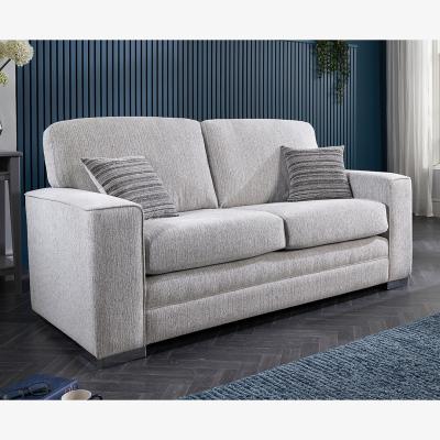 Oak&More Madden Light Grey Fabric Two Seater Sofa
