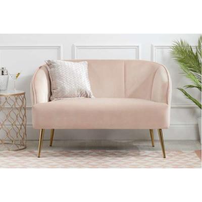 Oak&More Bello 2 Seater Sofa in Blush Pink
