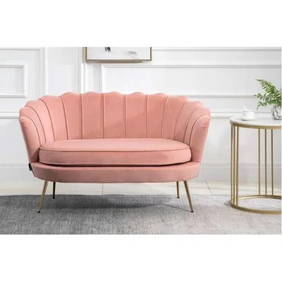 Oak&More Ursula 2 Seater Sofa in Coral