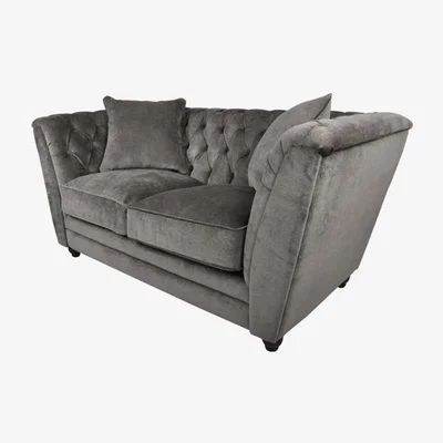 Olivia's RV Astley Ely Sofa Mouse Chenille Grey / 2 Seater