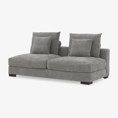 Olivia's Eichholtz Clifford 2-Seater Sofa in Clarck Grey