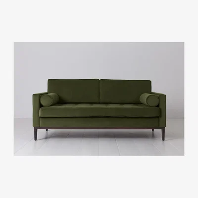 Olivia's Swyft Model 02 Velvet 2 Seater Sofa in Vine