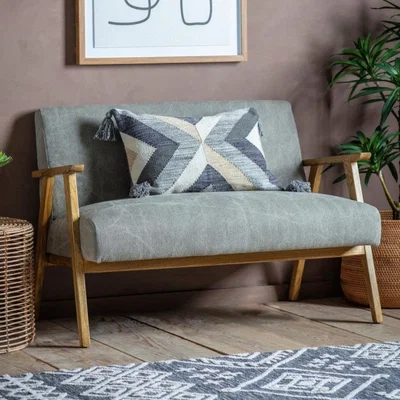Olivia's Gallery Direct Neyland 2 Seater Pebble Sofa