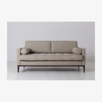 Olivia's Swyft Model 02 Linen 2 Seater Sofa in Pumice