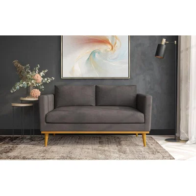 Out & Out Original Jefferson - 2 Seater - Dark Grey Velvet