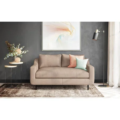 Out & Out Original Stark – 2 Seater Sofa - Beige Velvet