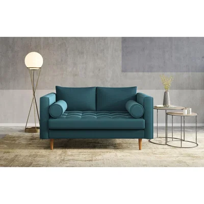 Out & Out Original Ruben - 2 Seater Sofa - Turquoise Velvet