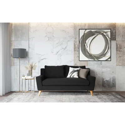 Out & Out Original George – 2 Seater Sofa - Matte Black