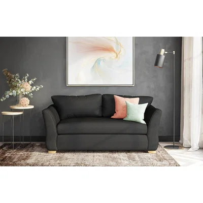 Out & Out Original Sofia - 2 Seater Sofa - Knitted Black