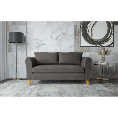 Out & Out Original Jessica - 2 Seater - Dark Grey Velvet
