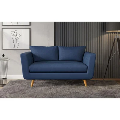 Out & Out Original Mabel - 2 Seater Sofa - Navy Velvet
