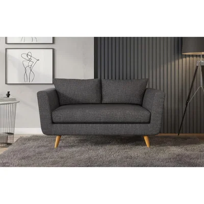 Out & Out Original Mabel - 2 Seater Sofa - Textured Dark Grey