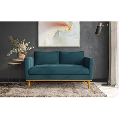 Out & Out Original Jefferson - 2 Seater - Turquoise Velvet