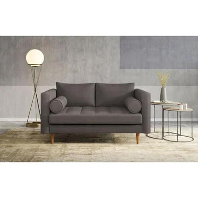 Out & Out Original Ruben - 2 Seater Sofa - Dark Grey Velvet