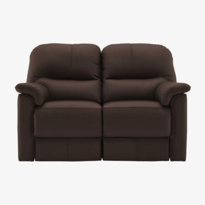 Downtown G Plan Chadwick Leather 2 Seater Double Manual Recliner