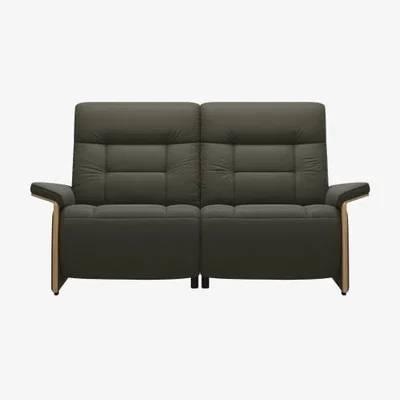 Downtown Mary 2S 2 Power In Paloma Dark Olive W/Oak Wood Arm