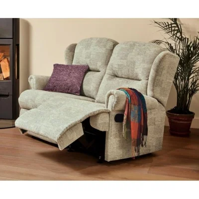 Downtown Sherborne Malvern Small 2 Seater Fabric Manual Recliner Sofa