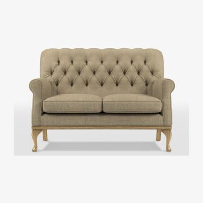 Downtown Wood Bros Burnham Leather 2 Seater