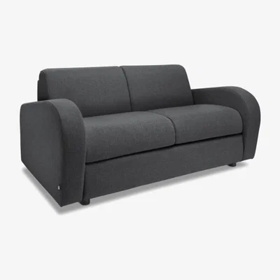 Downtown Jay-Be Retro 2 Seater Sofa Bed - Raven