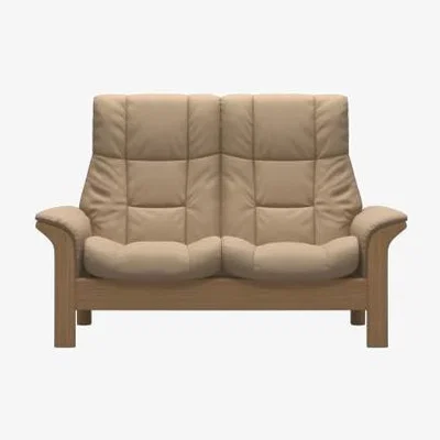 Downtown Windsor 2S High Back Paloma Beige/Oak