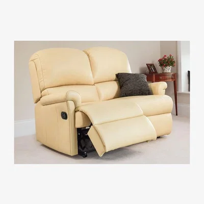 Downtown Sherborne Nevada Standard 2 Seater Leather Manual Recliner Sofa