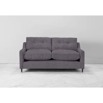 Perch and Parrow Nathan Two-Seater Sofa Bed in Violet Leaf