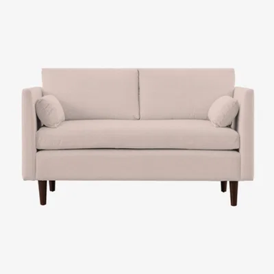 Perch and Parrow Debonair 2 Seater Sofa in a Box in Portrait Pink