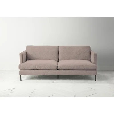 Perch and Parrow Justin Three-Seater Sofa in Portrait Pink
