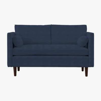 Perch and Parrow Debonair 2 Seater Sofa in a Box in Oxford Blue