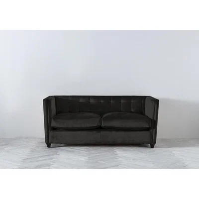 Perch and Parrow Lia Three-Seater Sofa Bed in Obsidian Black