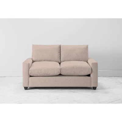 Perch and Parrow Mimi Two-Seater Sofa Bed in Rose Petal