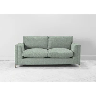 Perch and Parrow Chris Two-Seater Sofa Bed in Thyme Green