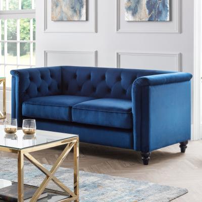 The Range Sandringham 2 Seater Sofa - Blue