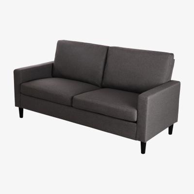 The Range Linen 2 Seater Sofa - Dark Grey