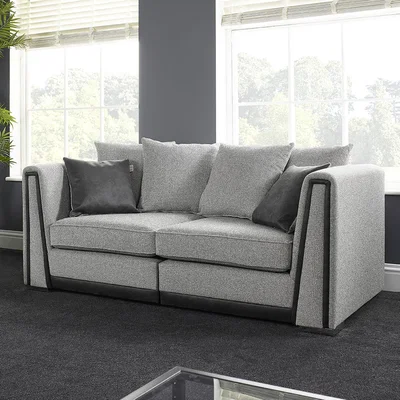 The Range Edinburgh 2 Seater Sofa - Light Grey